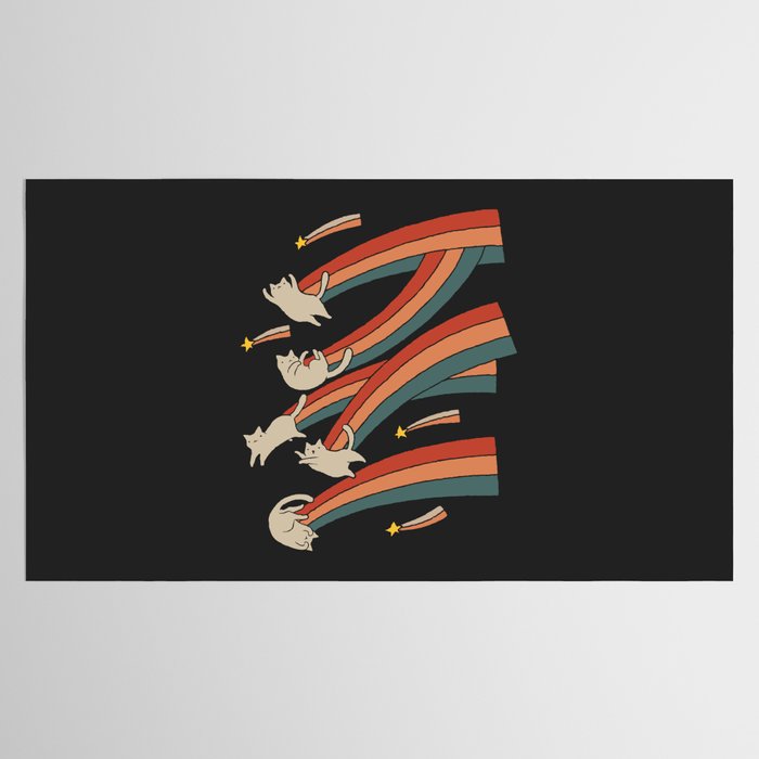 Cat Landscape 164: The Shooting Stars Tablecloth Gallery Image 2