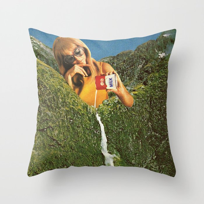 Milky Falls Throw Pillow Gallery Image 1