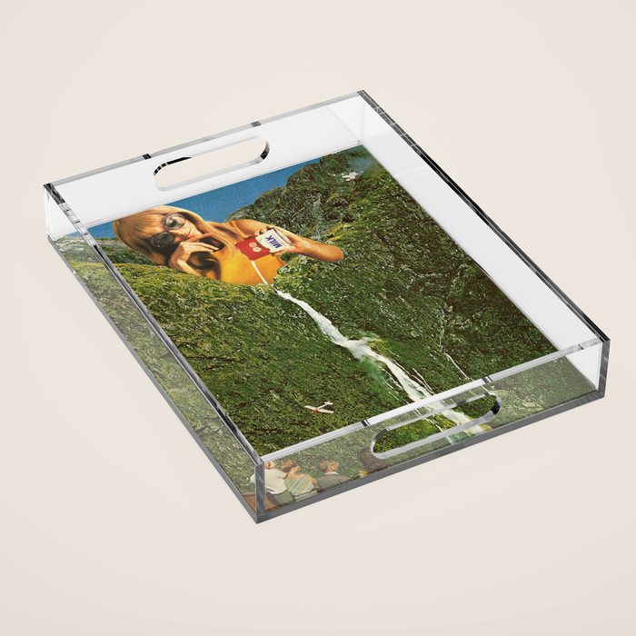 Milky Falls Acrylic Tray Gallery Image 1