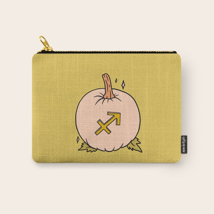 Sagittarius Pumpkin Carry All Pouch Gallery Image 1