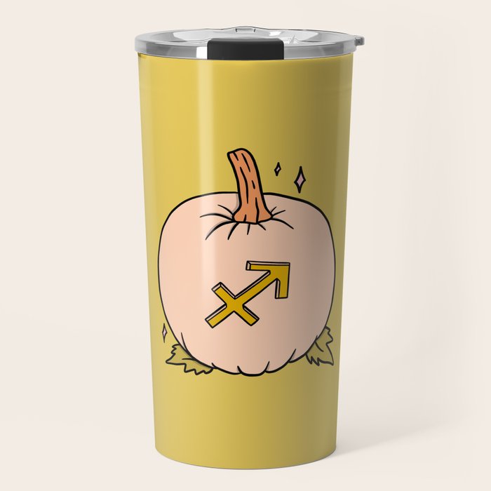 Sagittarius Pumpkin Travel Mug Gallery Image 1