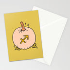 Sagittarius Pumpkin Stationery Card Gallery Image 2