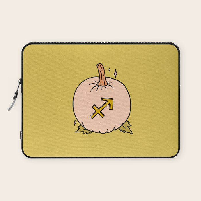 Sagittarius Pumpkin Laptop Sleeve Gallery Image 1