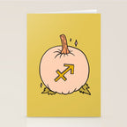 Sagittarius Pumpkin Stationery Card Gallery Image 2