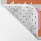 These Are The Good Old Days (Pink Orange) Bath Mat Gallery Image 2