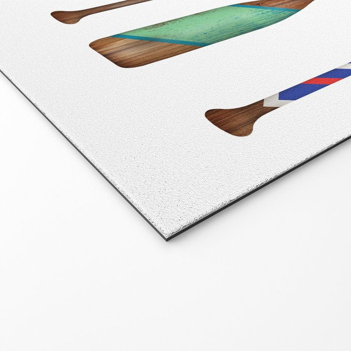 Lake life color paddles oar lake  Welcome Mat Gallery Image 2