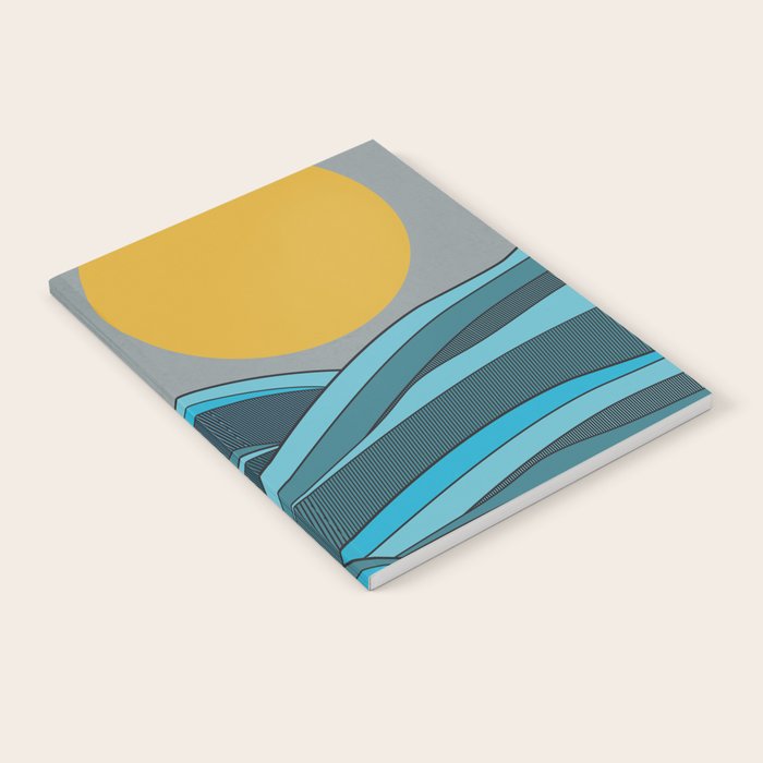 The ocean, waves and sun Notebook Gallery Image 1