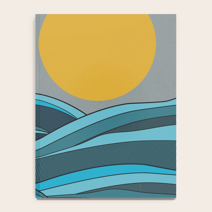 The ocean, waves and sun Notebook Gallery Image 4