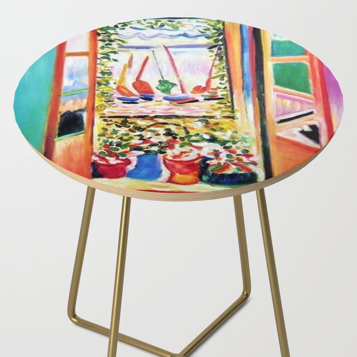 The Open Window Coastal - Floral and Maritime Collioure oil painting by Henri Matisse oil paint Side Table Gallery Image 2