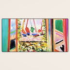 The Open Window Coastal - Floral and Maritime Collioure oil painting by Henri Matisse oil paint Desk Mat Gallery Image 3