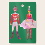 Nutcracker Ballet - Candy Cane Green Cutting Board Gallery Image 1