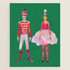 Nutcracker Ballet - Candy Cane Green Jigsaw Puzzle Gallery Image 1