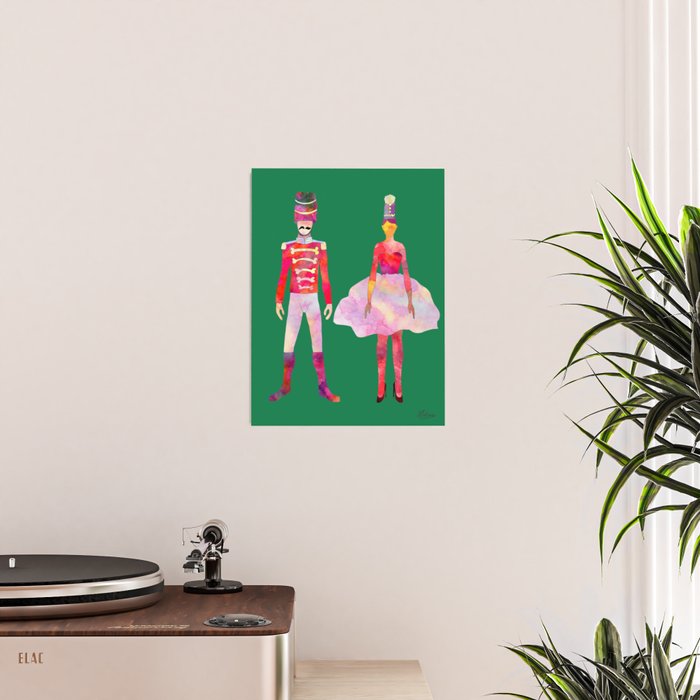Nutcracker Ballet - Candy Cane Green Poster Gallery Image 2
