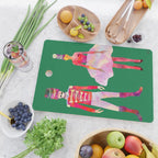 Nutcracker Ballet - Candy Cane Green Cutting Board Gallery Image 2