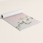 Butterflies and pear blossoms Yoga Mat Gallery Image 2