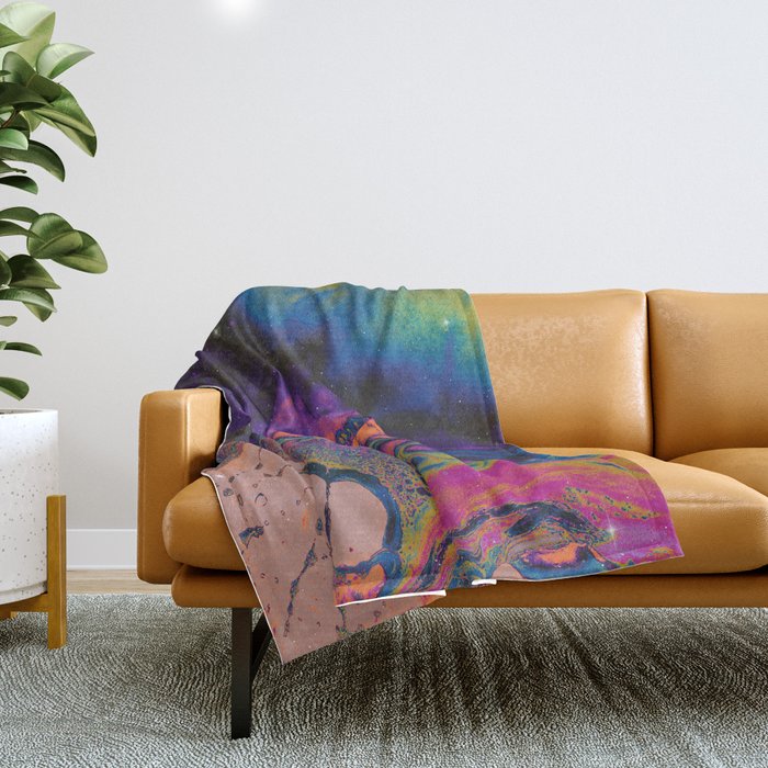 TIED UP TO THE PAST Throw Blanket Gallery Image 1