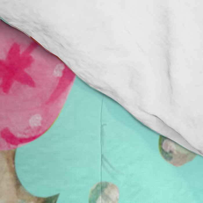 Mermaid Cat with Ukulele Comforter Gallery Image 4