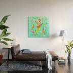 Mermaid Cat with Ukulele Wood Wall Art Gallery Image 2