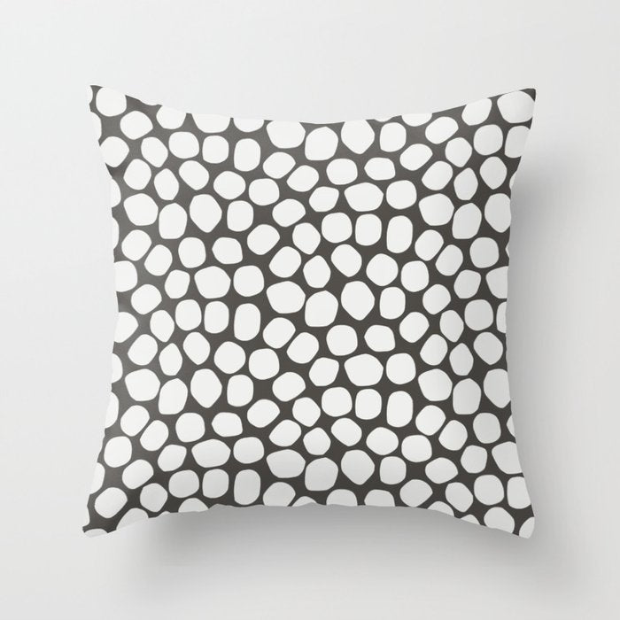 Guinea Fowl Polka Dots Throw Pillow Gallery Image 6
