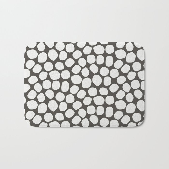 Guinea Fowl Polka Dots Bath Mat Gallery Image 1