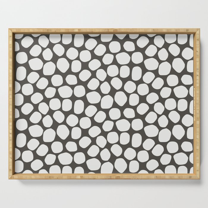 Guinea Fowl Polka Dots Serving Tray Gallery Image 1