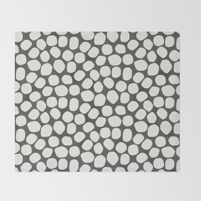 Guinea Fowl Polka Dots Throw Blanket Gallery Image 2
