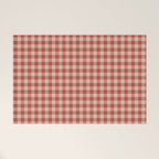 Amberlight Baked Apple Gingham - Cozy Heirloom Welcome Mat Gallery Image 1