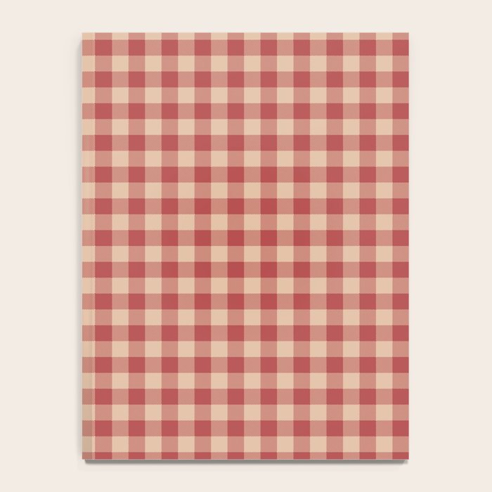 Amberlight Baked Apple Gingham - Cozy Heirloom Notebook Gallery Image 4