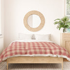 Amberlight Baked Apple Gingham - Cozy Heirloom Duvet Cover Gallery Image 3