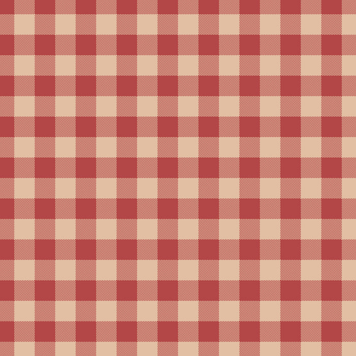 Amberlight Baked Apple Gingham - Cozy Heirloom Coffee Mug Gallery Image 2