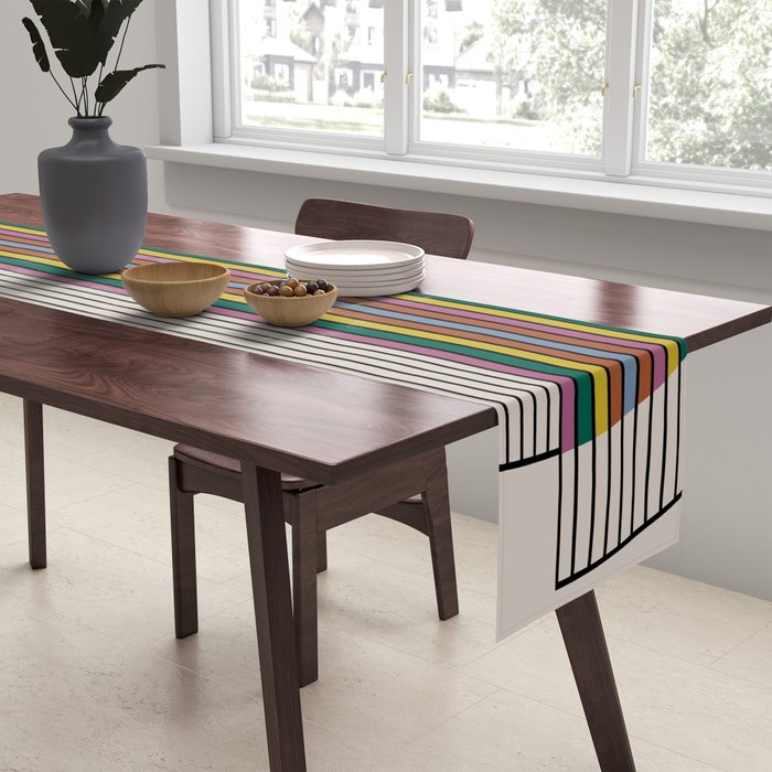 Abstract Arch III Table Runner Gallery Image 2