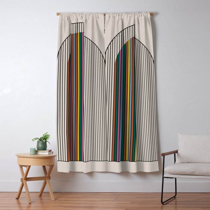 Abstract Arch III Window Curtain Gallery Image 5