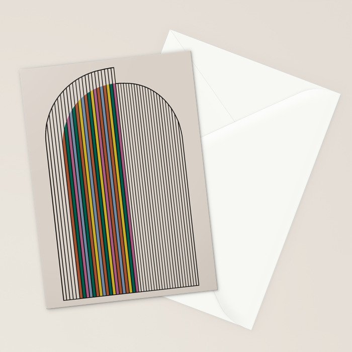 Abstract Arch III Stationery Card Gallery Image 2
