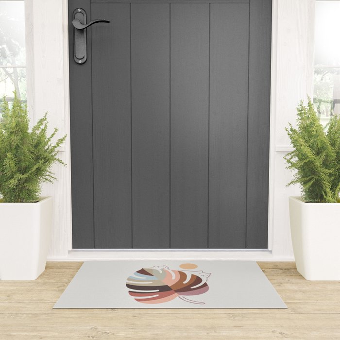 Cat Landscape 76 Welcome Mat Gallery Image 3