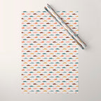Lazy Cat Pattern Wrapping Paper Gallery Image 1
