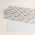 Lazy Cat Pattern Wrapping Paper Gallery Image 2