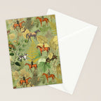 Horseback Riding In The Woods Stationery Card Gallery Image 2