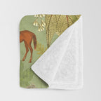 Horseback Riding In The Woods Throw Blanket Gallery Image 3