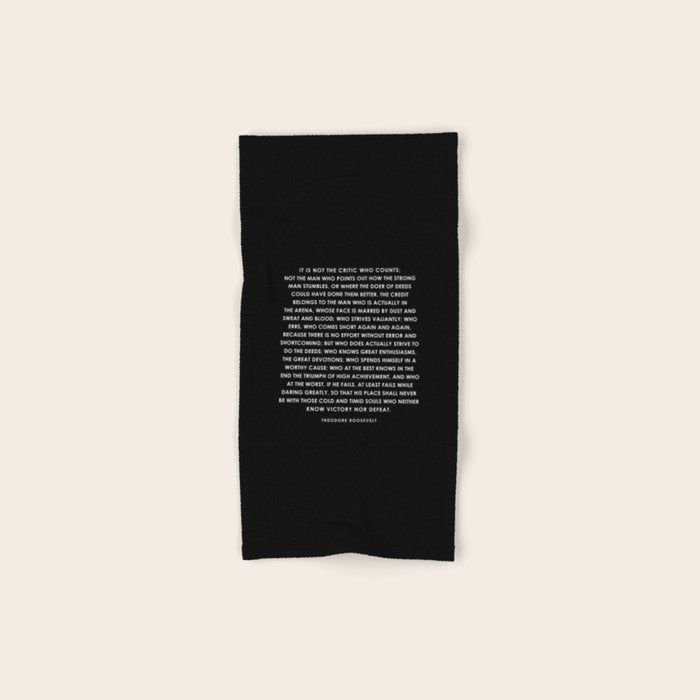 The Man in the Arena - Theodore Roosevelt Bath Towel Gallery Image 1