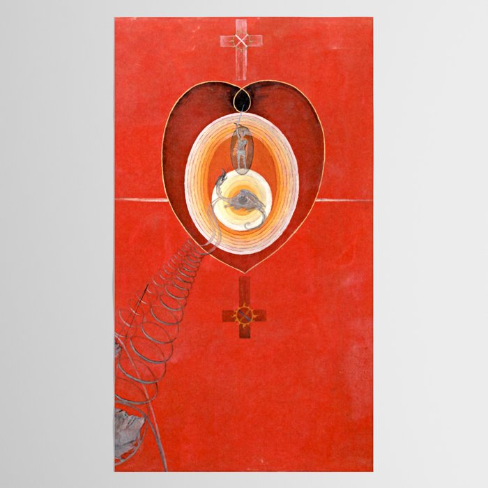 Hilma af Klint "The Dove, No. 08, Group IX-UW, No. 32" Tablecloth Gallery Image 2