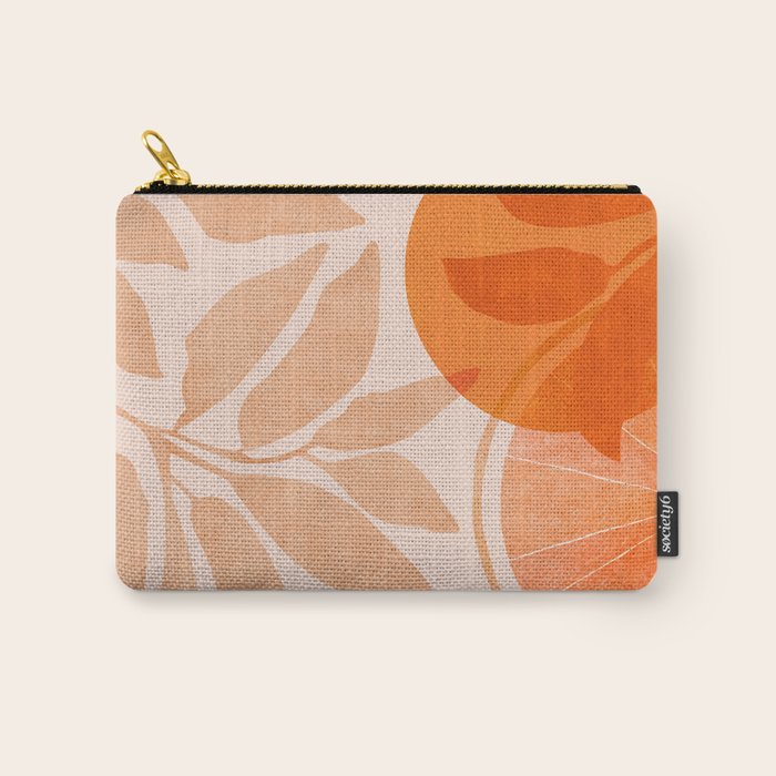 Sweet Orange Citrus Collage Carry All Pouch Gallery Image 1