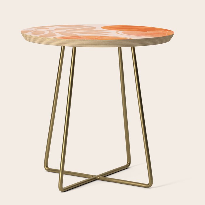 Sweet Orange Citrus Collage Side Table Gallery Image 1