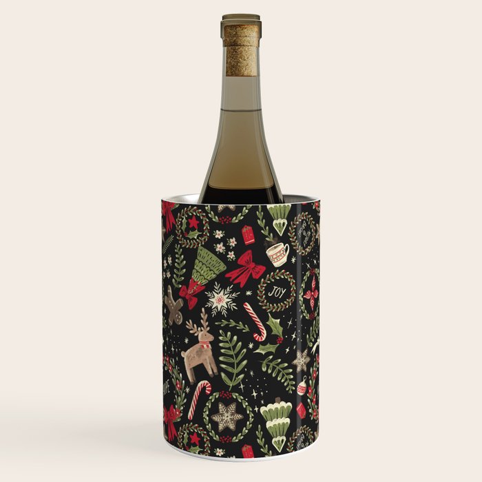 Magical Christmas - Black Wine Chiller Gallery Image 2