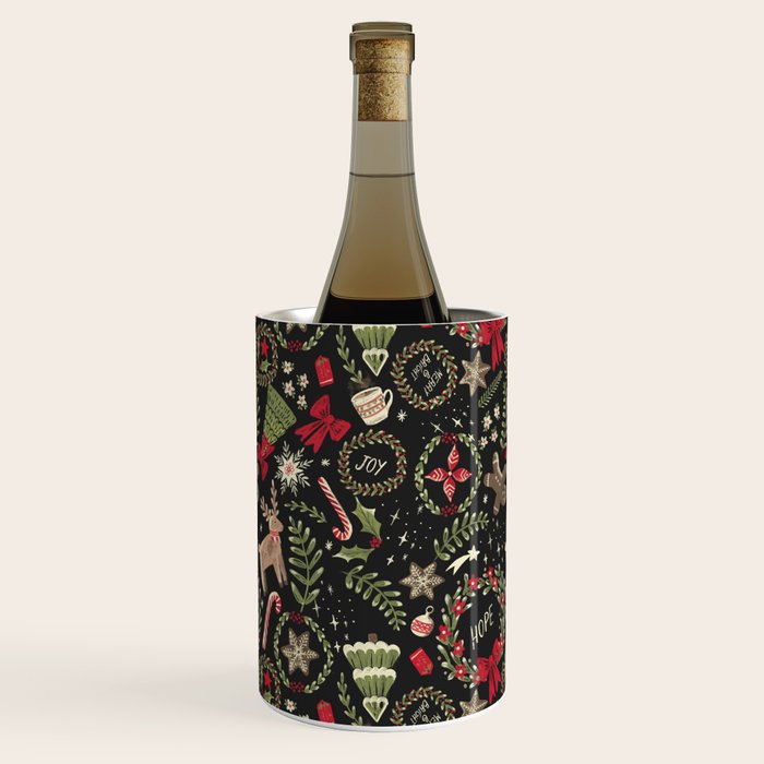Magical Christmas - Black Wine Chiller Gallery Image 3