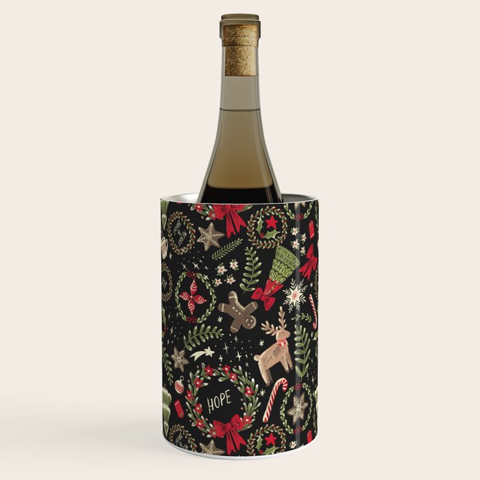 Magical Christmas - Black Wine Chiller Gallery Image 1