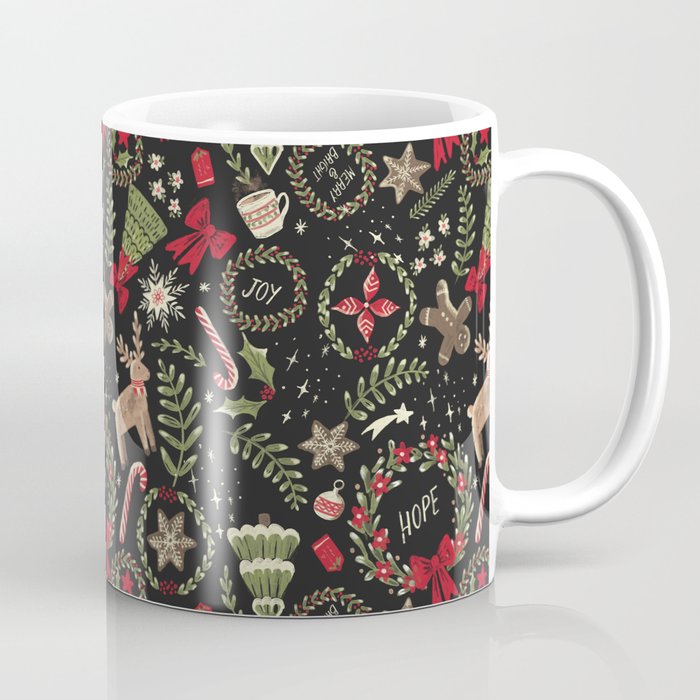 Magical Christmas - Black Coffee Mug Gallery Image 1