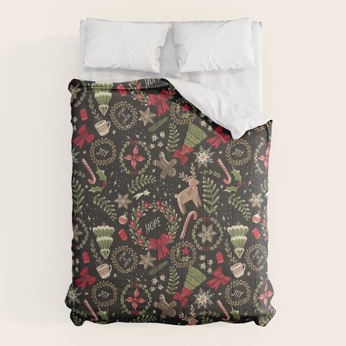 Magical Christmas - Black Comforter Gallery Image 6