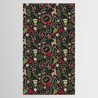 Magical Christmas - Black Tablecloth Gallery Image 2