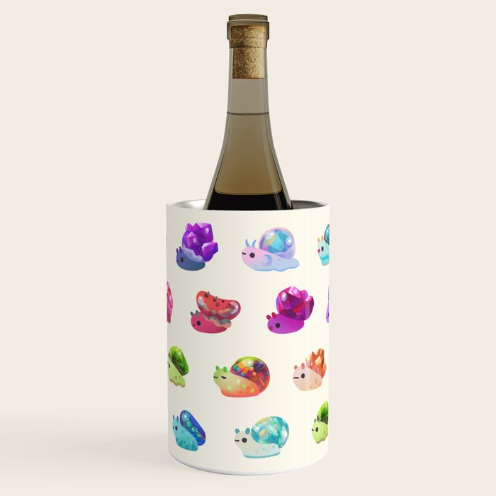 Jewel Snail - pastel Wine Chiller Gallery Image 3