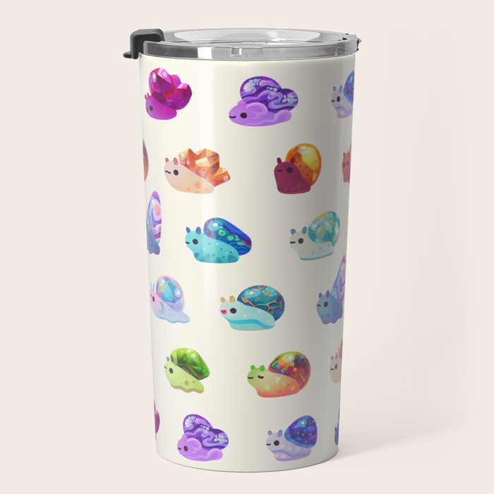 Jewel Snail - pastel Travel Mug Gallery Image 3